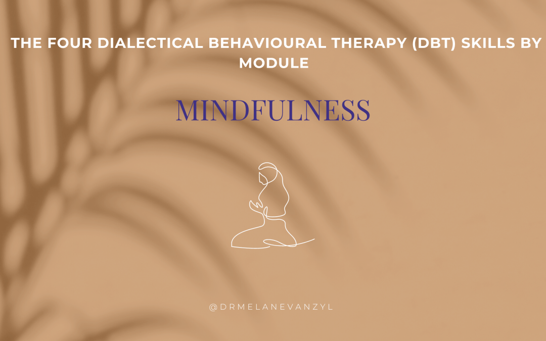 The Four Dialectical Behavioural Therapy (DBT) Skills by Module- Mindfulness